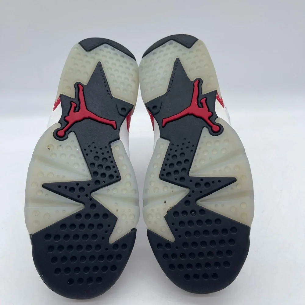 Nike Air Jordan 6 Retro GS‎ 384665-162 Youth Size 6Y Shoes 'Red Oreo' Sneakers